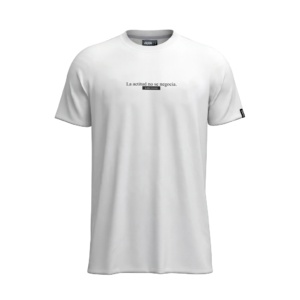 Remera LA ACTITUD NO SE NEGOCIA BLANCA