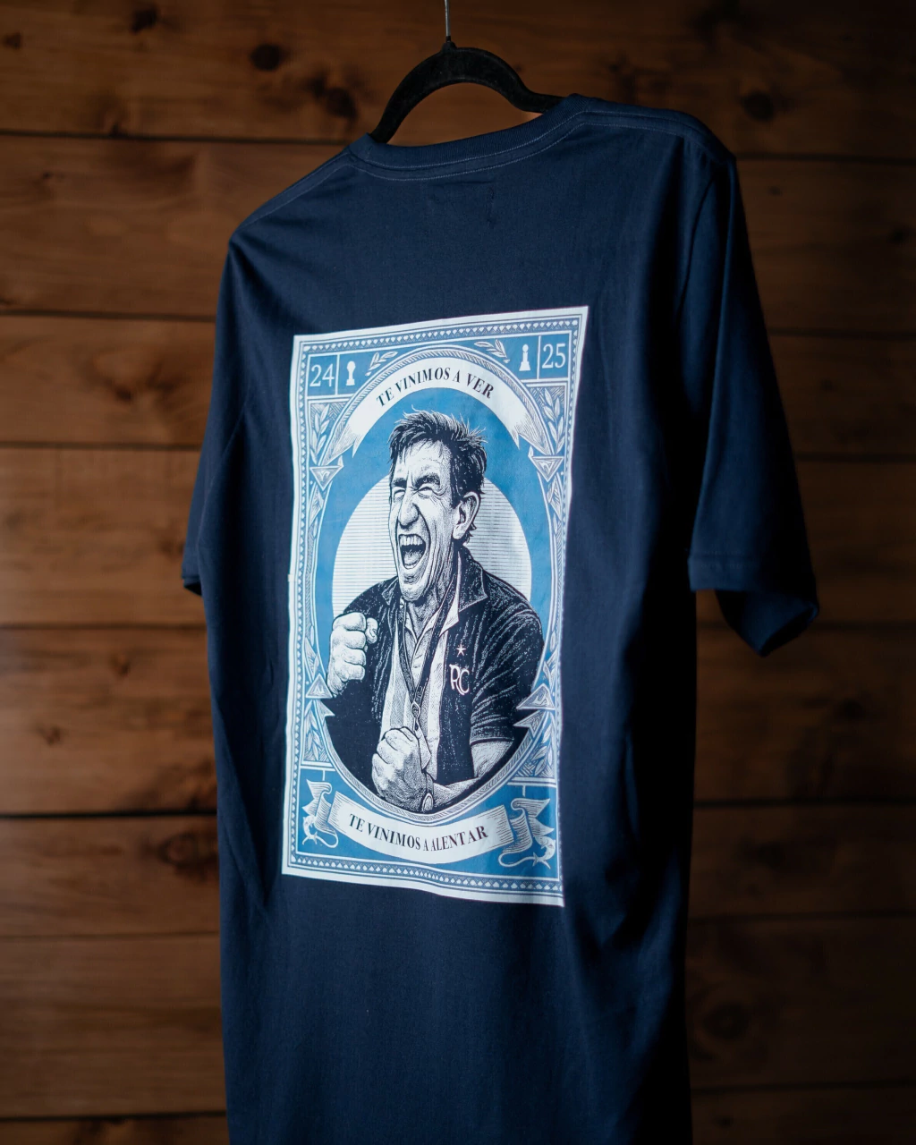 Remera RACING COSTAS ESTAMPILLA - Imagen 2