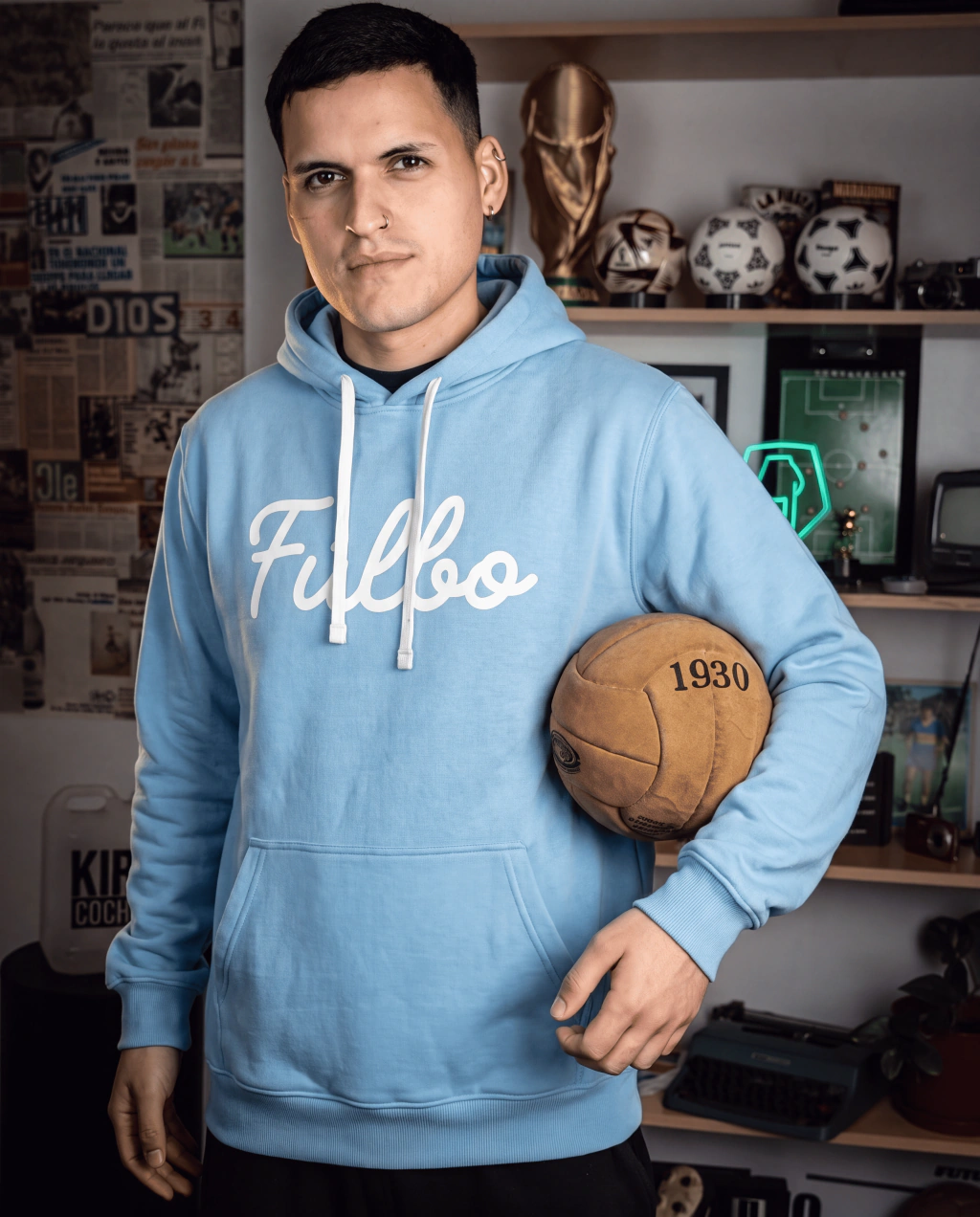 Buzo Frisa FÚLBO CELESTE - Imagen 2